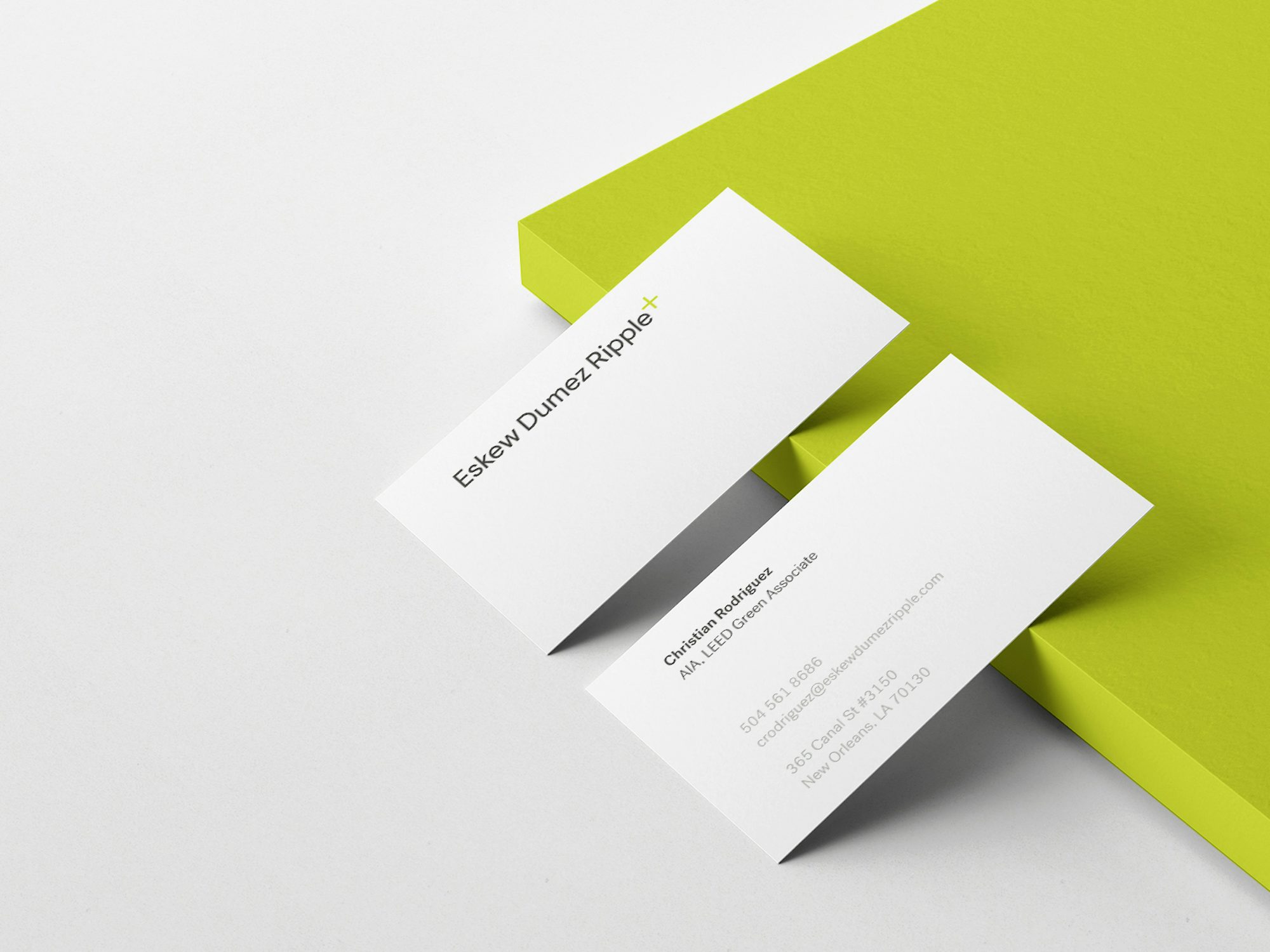 Business Card / Collateral Design for Architecture Firm in New Orleans